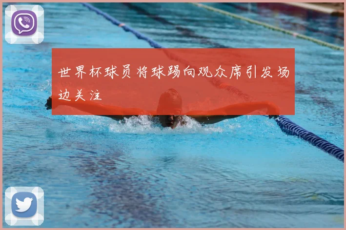 世界杯球员将球踢向观众席引发场边关注